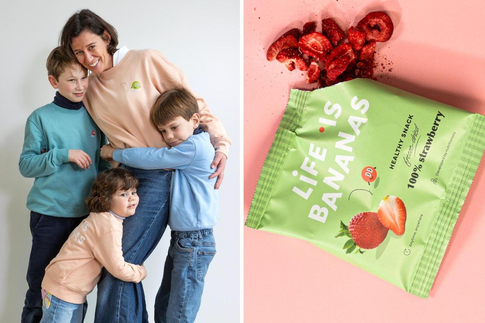 Nieuwsblad: Dankzij de zakjes gevriesdroogd fruit van Sigrid (40) heb je altijd fruit bij: “Ik heb nooit meer hongerige kinderen mee op stap”