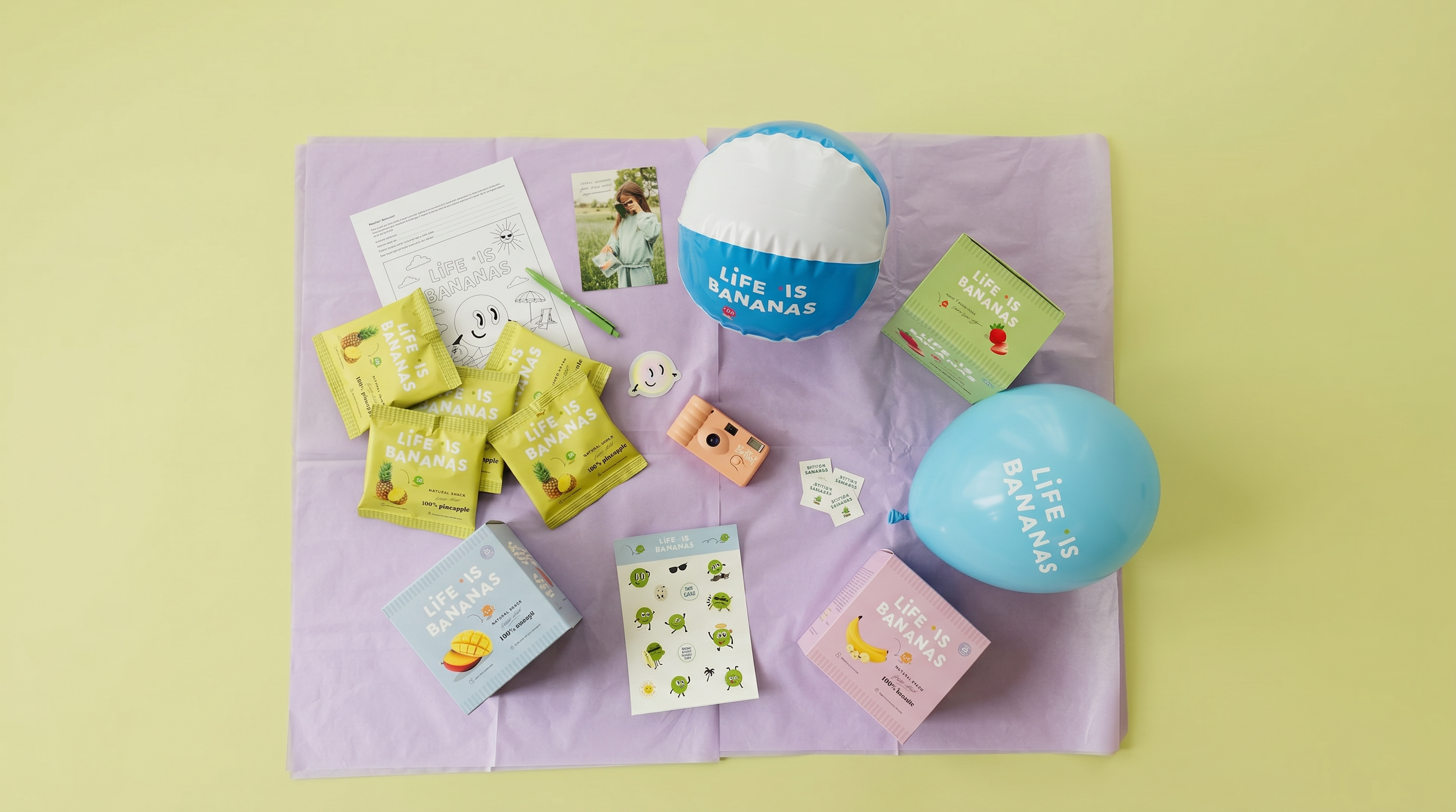 Summer family box - Gezonde fruitsnacks & vakantiepakket voor kinderen