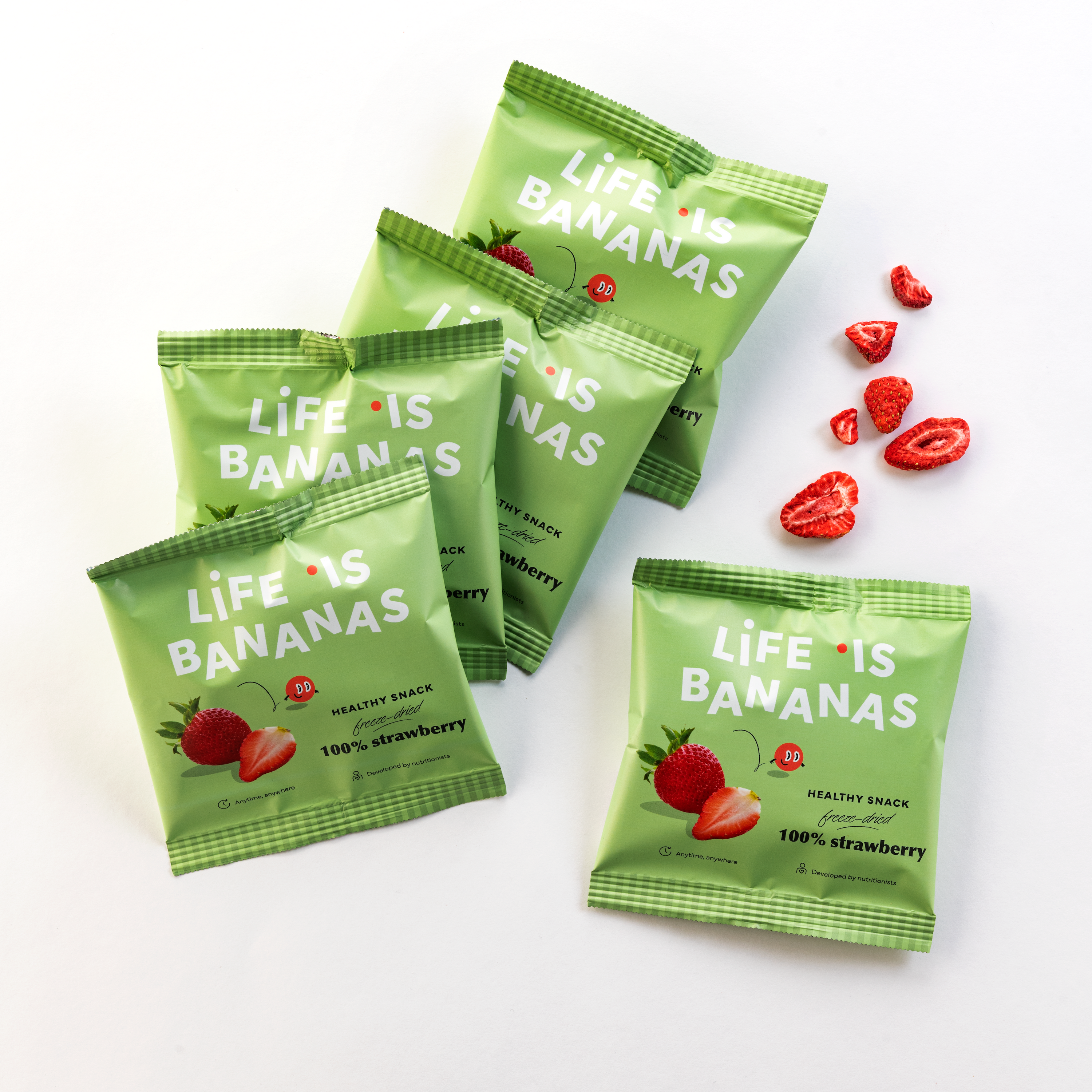 Aardbeisnack | 100% natuurlijk | zonder toegevoegde suikers