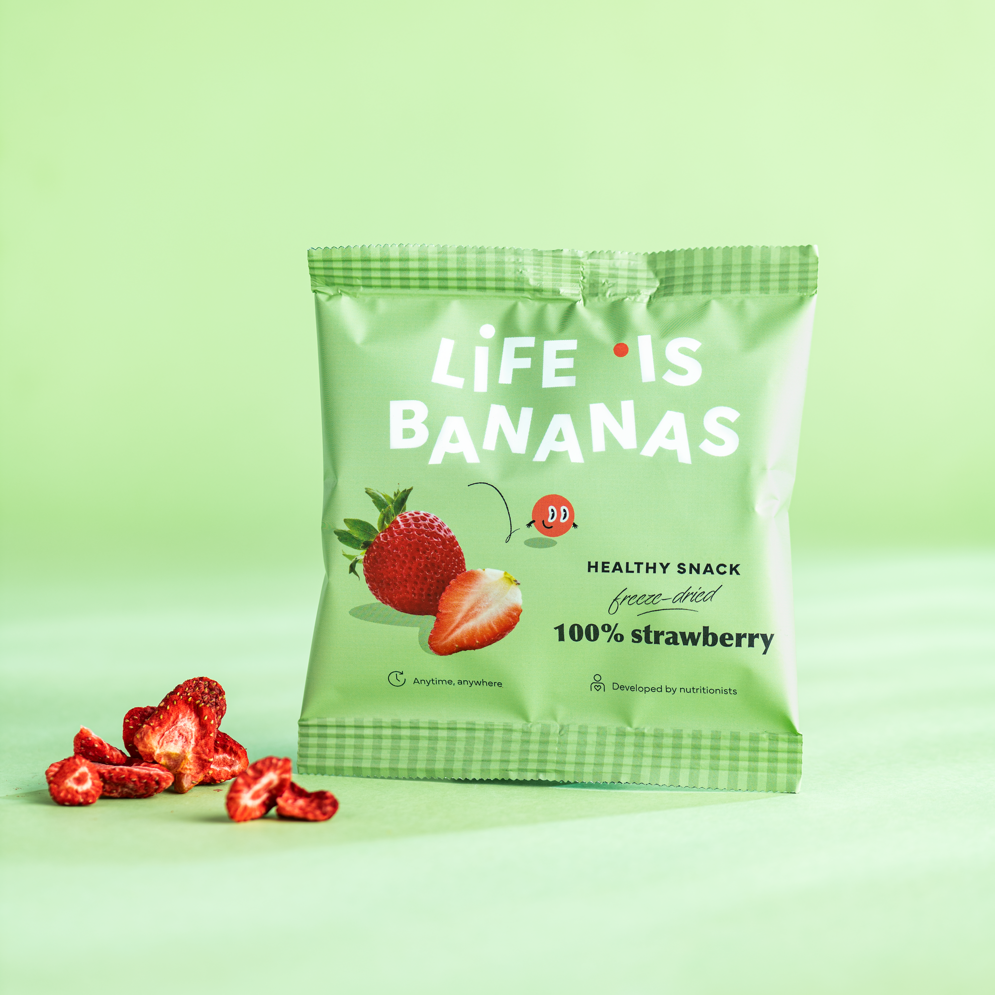 Aardbeisnack | 100% natuurlijk | zonder toegevoegde suikers