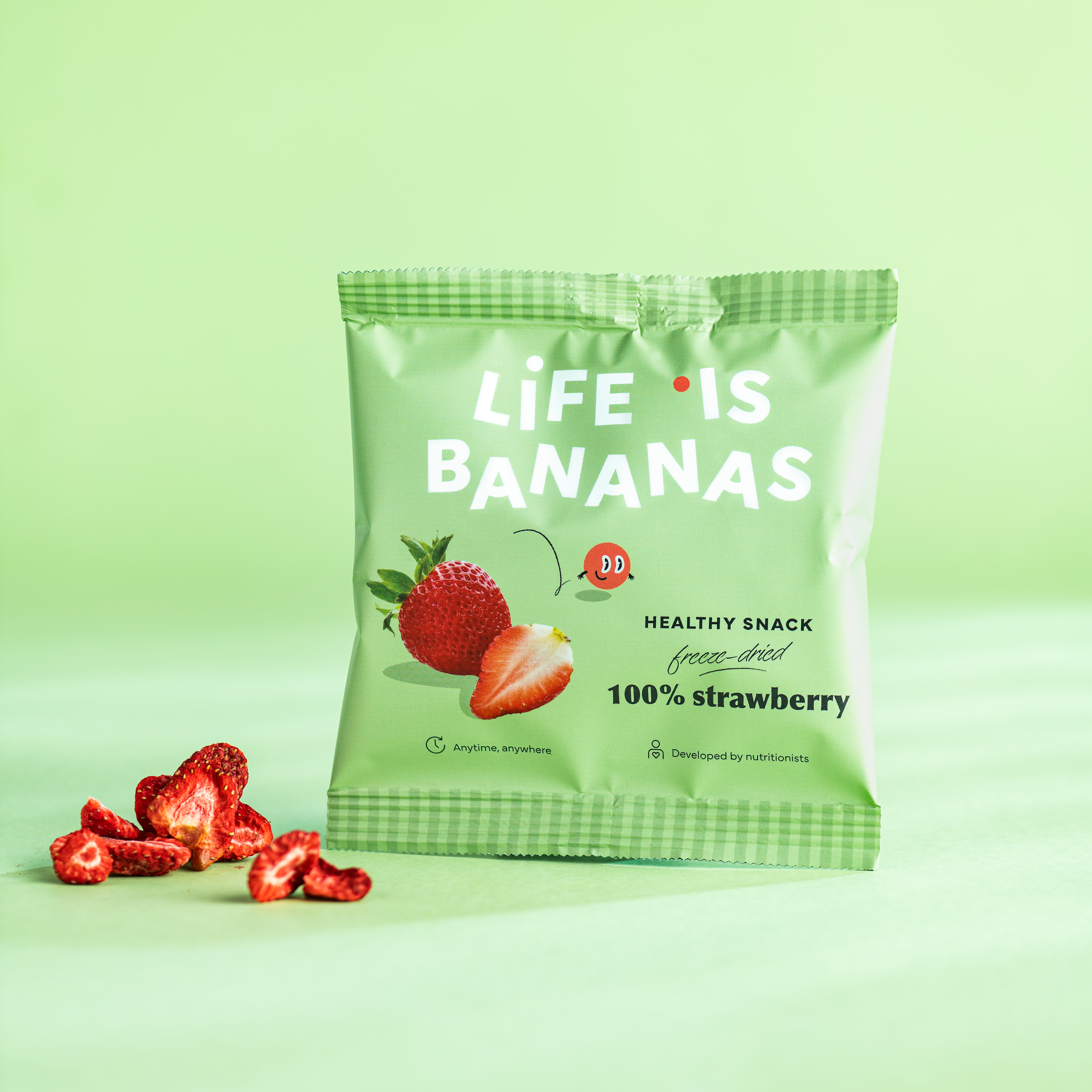 Aardbeisnack | 100% natuurlijk | zonder toegevoegde suikers