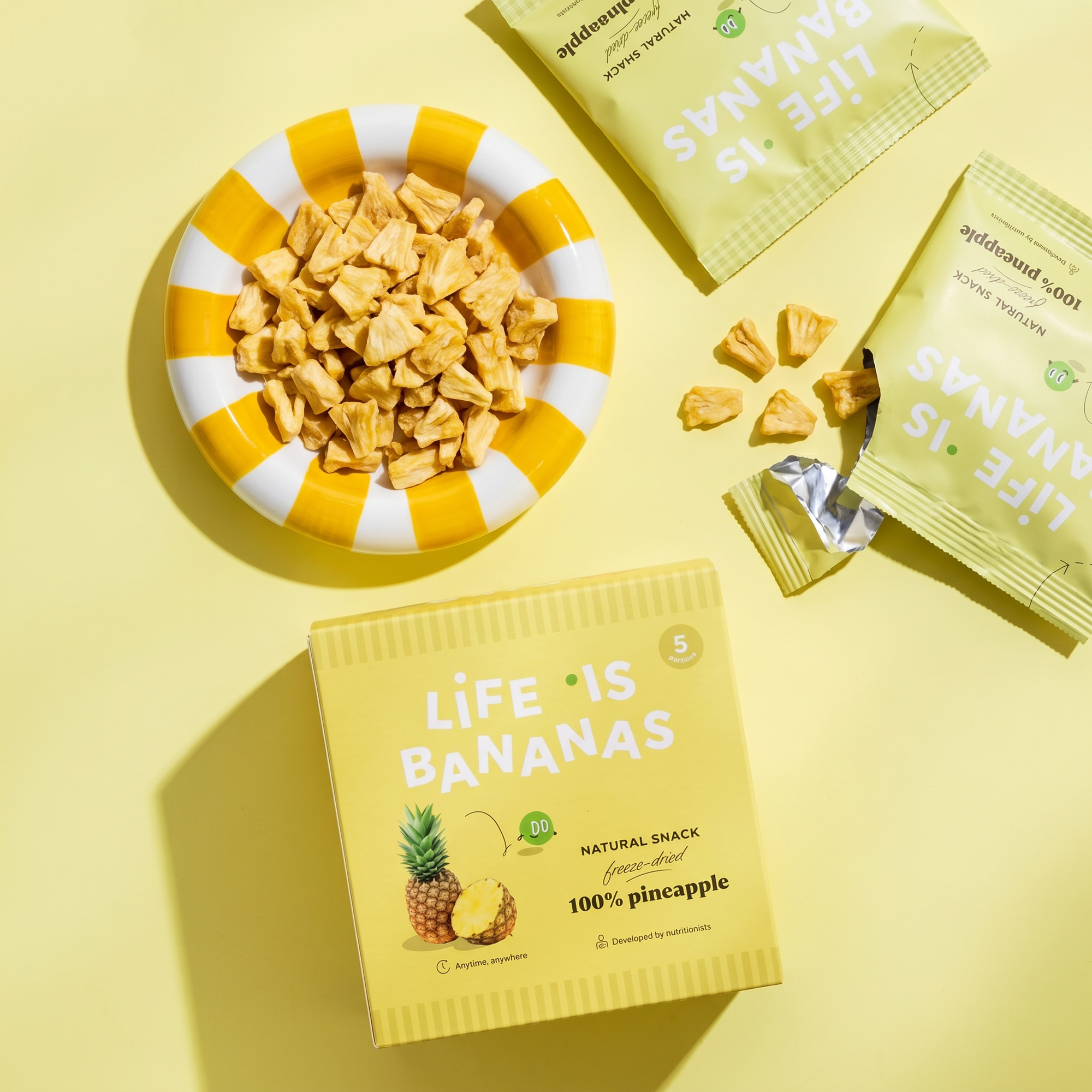 Ananassnack | 100% natuurlijk | zonder toegevoegde suikers